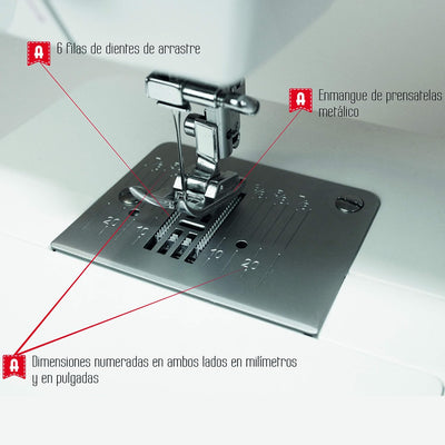 Maquina Coser Alfa Style40 Lila