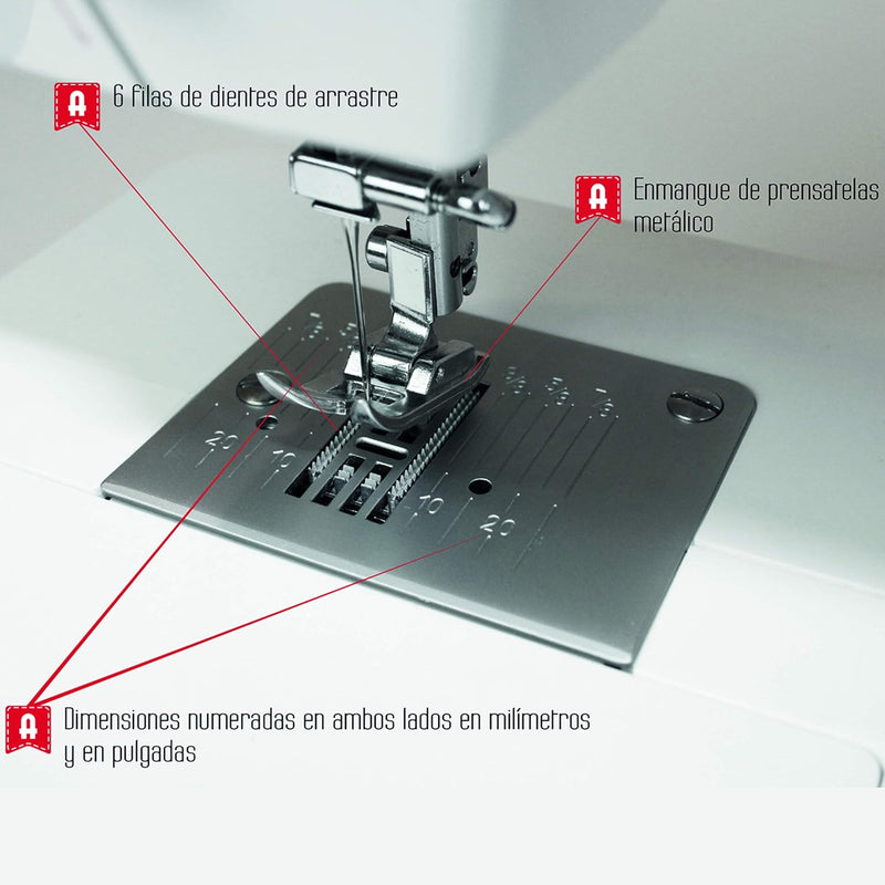 Maquina Coser Alfa Style40 Lila