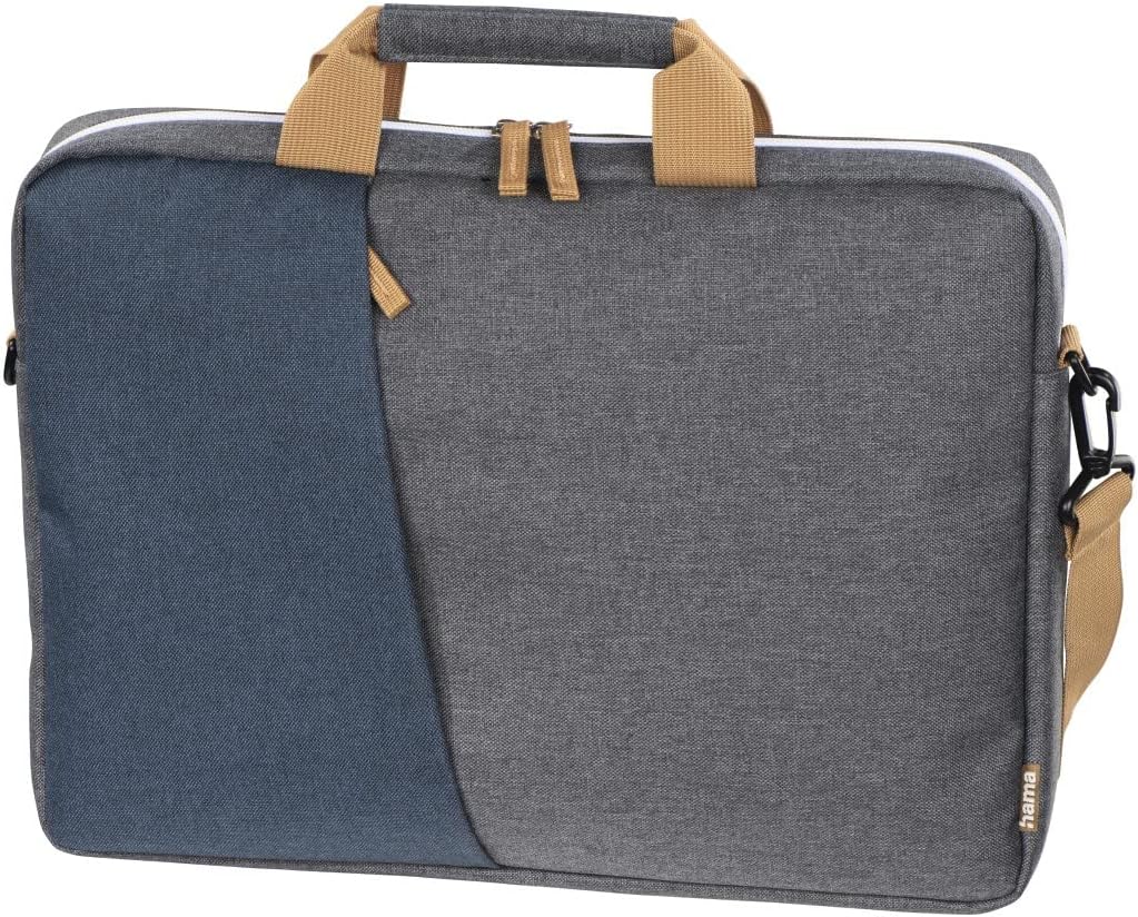 Hama Unisex Florenz Laptoptasche 15,6'' / 40 cm Blau Grau, 15,6'' / 40 cm Blau Grau