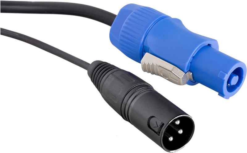 Pronomic Stage PPX-5 Hybridkabel Powerplug/XLR - Kombi-Kabel für Stromversorgung und Audiosignal zu