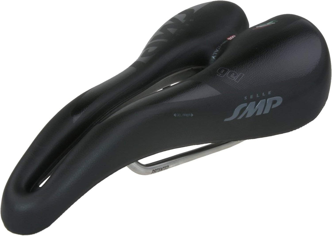 SMP Unisex – Erwachsene Hybrid Gel Sattel, Schwarz, Einheitsgrösse