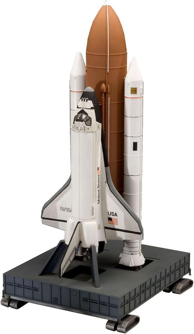 Revell Modellbausatz Space Shuttle Discovery & Booster Rockets I Modellbausatz Weltall Rakete für Ju