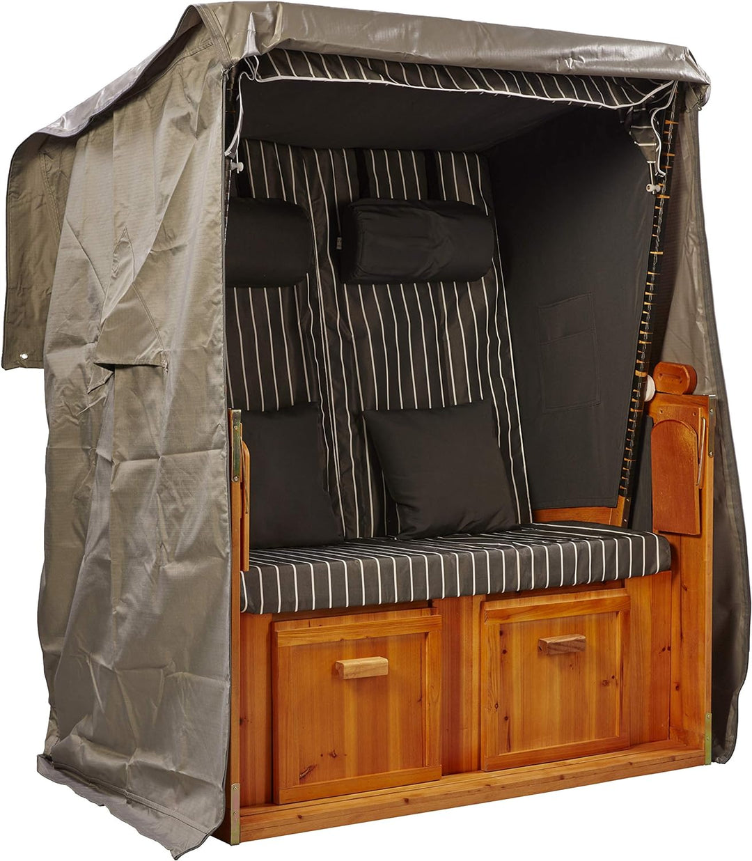 intergrill Strandkorbschutzhülle Universal 130 x 160 x 100cm Ostsee beige Bcc.prb-130-l - 130x160x10