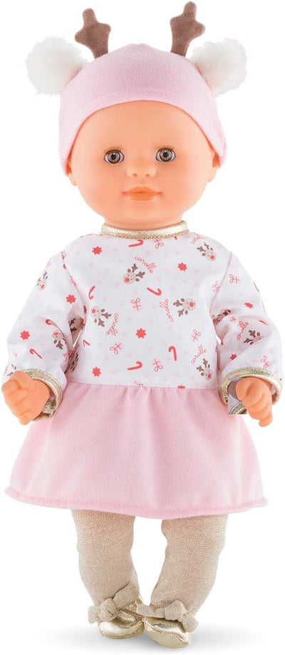 Corolle FPJ94 Bébé Calin Babypuppe, rosa, weiss, 30 cm