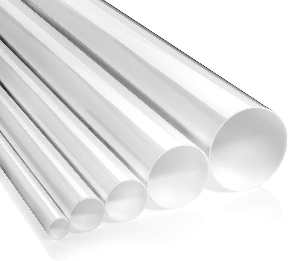 Acrylglasrohr XT Ø 80/74mm (Aussen/Innen), opal, 1000mm lang - Zeigis® / milchig/PMMA/weiss/extrudie