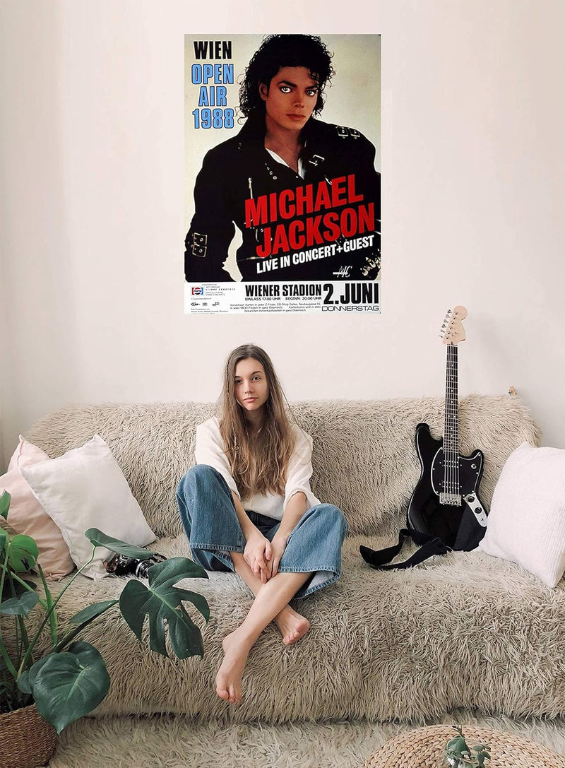 Michael Jackson - Open Air in Wien, Wien 1988 » Konzertplakat/Premium Poster | Live Konzert Veransta