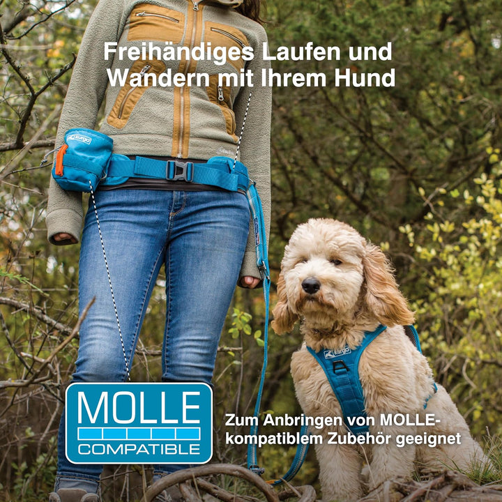 Kurgo RSG Hundegürtel, Freihandleine für Sport, Freihändiges Laufen und Wandern, Verstellbar von 71