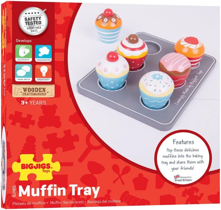 Bigjigs Toys Muffin Tablett