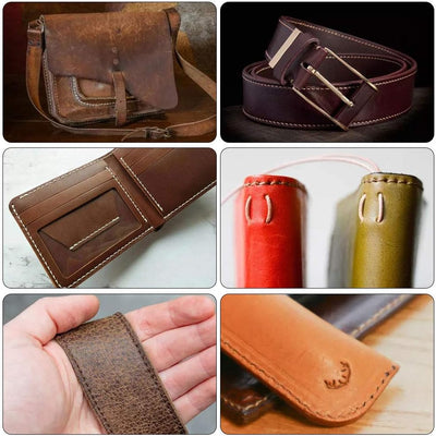 FASTTOBUY Leder Werkzeug Leder Pony, Leder nähen Crafts DIY Nähen Schnürsystem, Nähkloben zum festha