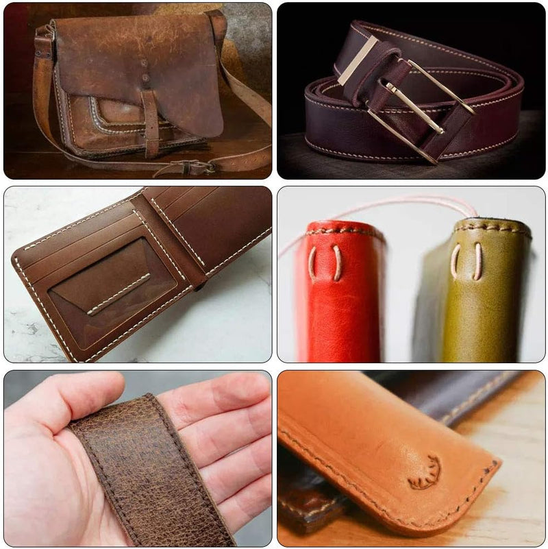 FASTTOBUY Leder Werkzeug Leder Pony, Leder nähen Crafts DIY Nähen Schnürsystem, Nähkloben zum festha