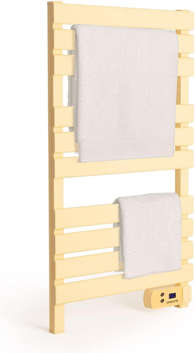 CREATE / WARM Towel 500W / Elektrischer Badheizkörper Gelb / 96,9x55x5cm / Thermostat, geringer Verb