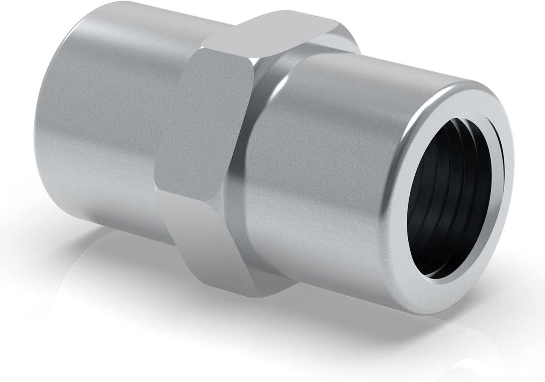 50x Verbinder M10 x 1 für Bremsleitung 4,75 mm Bördel F Typ OAA Profi Bremsleitungsverbinder DIN/ISO