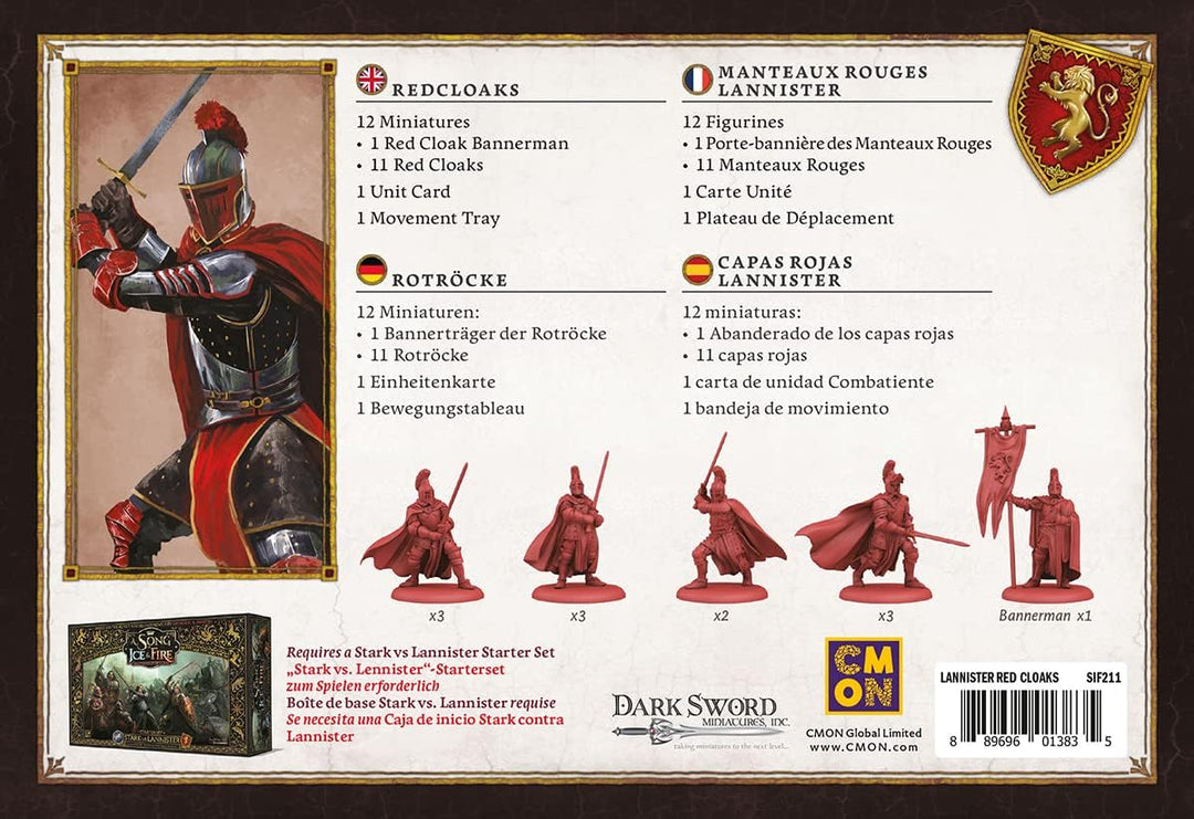 CMON | A Song of Ice & Fire – Rotröcke | Erweiterung | Tabletop | 2 Spieler | Ab 14+ Jahren | 45+ Mi