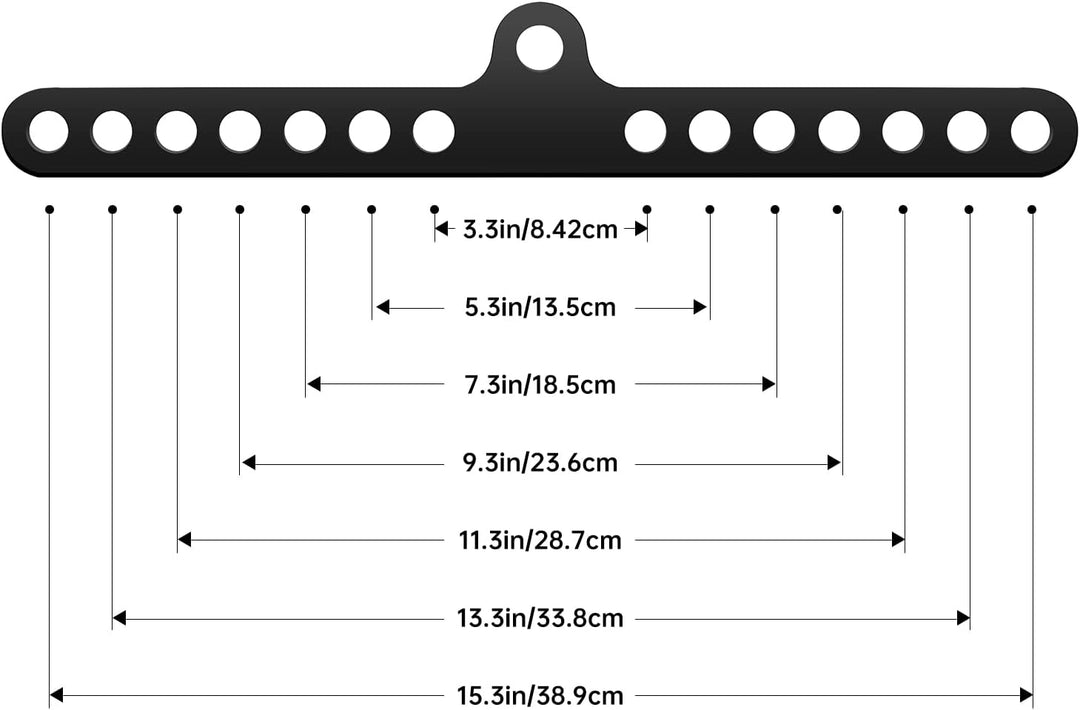 VOHYOV Fitness Home Pulley System Gym Zubehör Spreader Bar Multi Grip Wide Lat Pull Down Bar D Handl