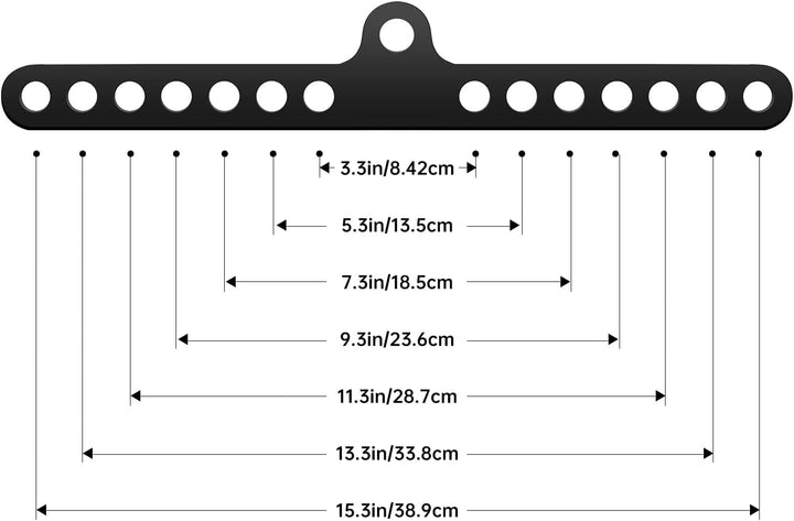 VOHYOV Fitness Home Pulley System Gym Zubehör Spreader Bar Multi Grip Wide Lat Pull Down Bar D Handl