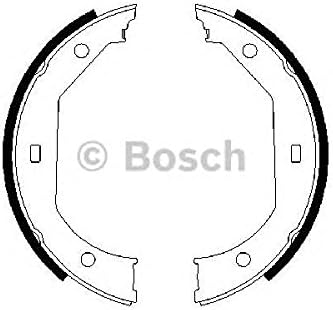 Bremsbackensatz, Feststellbremse (BOSCH) [0 986 487 607]