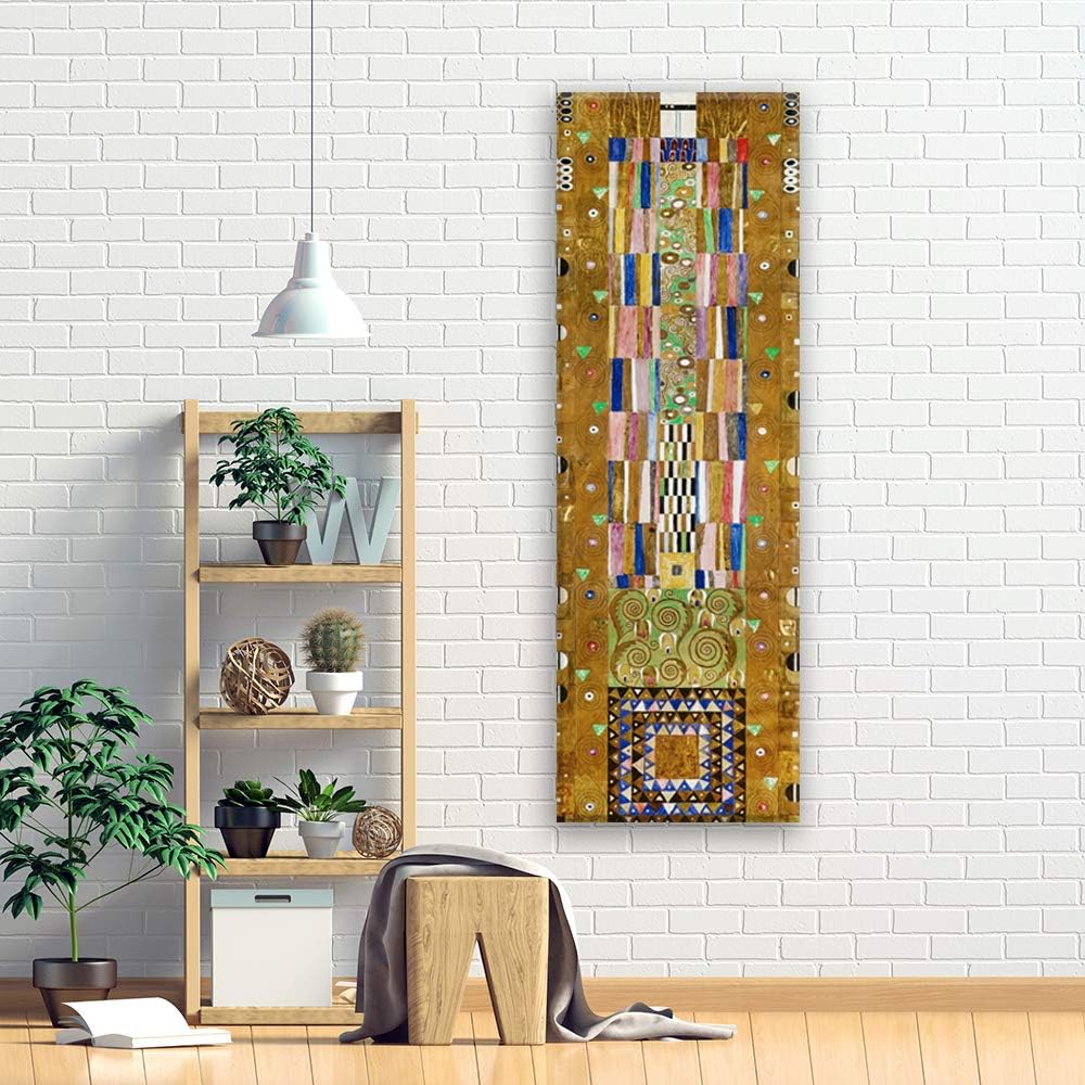 Wandbild XXL Gustav Klimt Deko Kunst Bilder Abstraktion mehrfarbig 50x150 cm M12828 50x150 cm, M1282