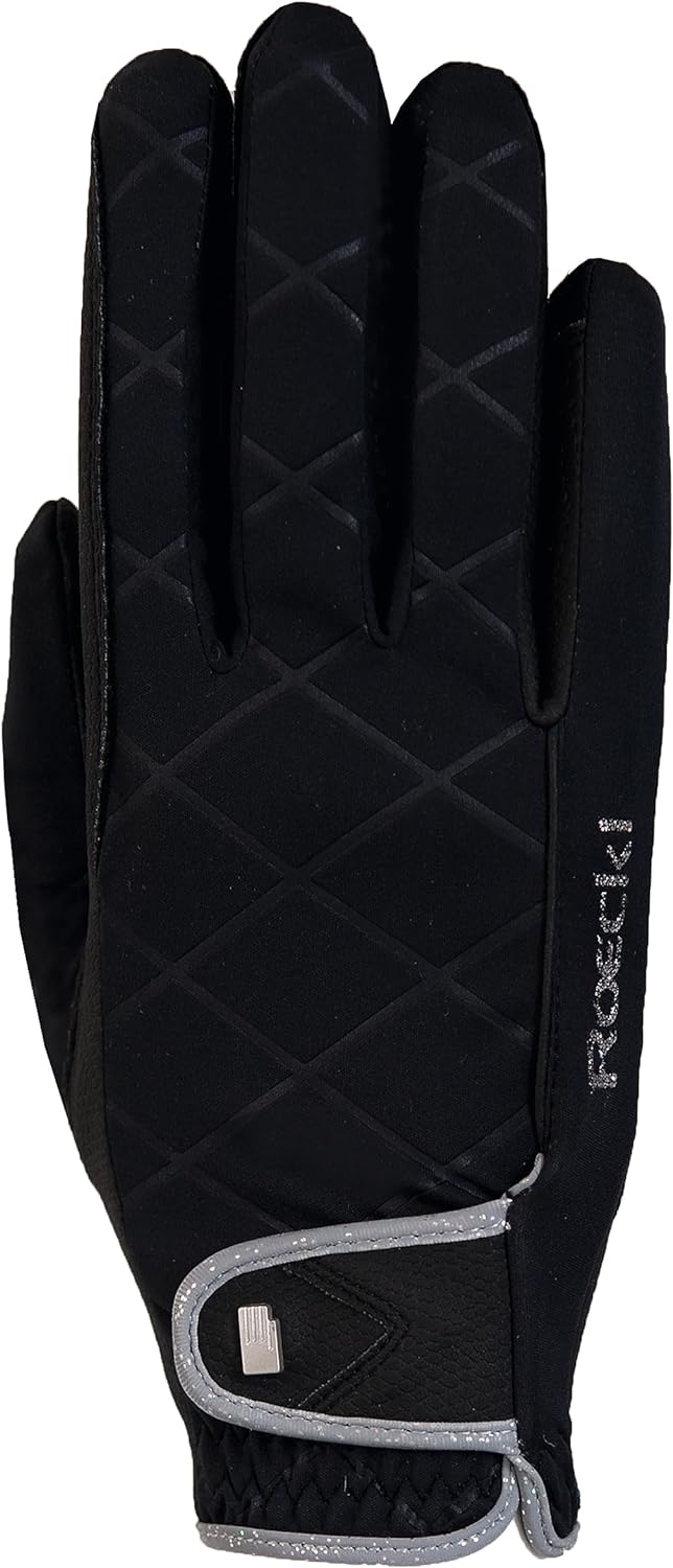 Roeckl Sports Reithandschuh Julia, Ladies Winter Handschuh, 4 Farben, Grösse 6-8.5 6 Schwarz, 6 Schw