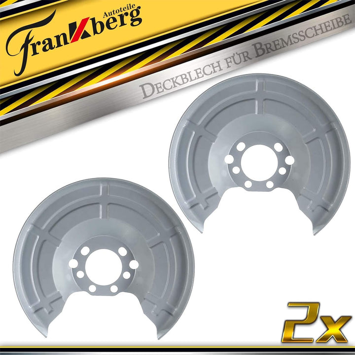 Frankberg 2x Ankerblech Deckblech Bremsscheibe Hinten für Astra G Astra H Corsa C Combo Meriva Zafir