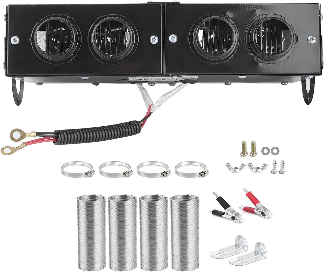 Auto Heizung 12v, 12v Defogger Auto 4 Loch Heizlüfter 12V Defroster Defogger 150W / 300W einstellbar
