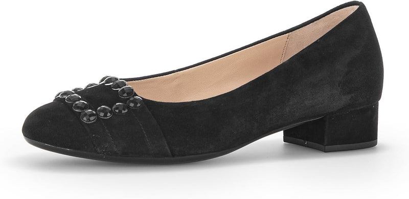 Gabor Damen Klassische Pumps, Frauen Absatzschuhe 37 EU Schwarz 17, 37 EU Schwarz 17