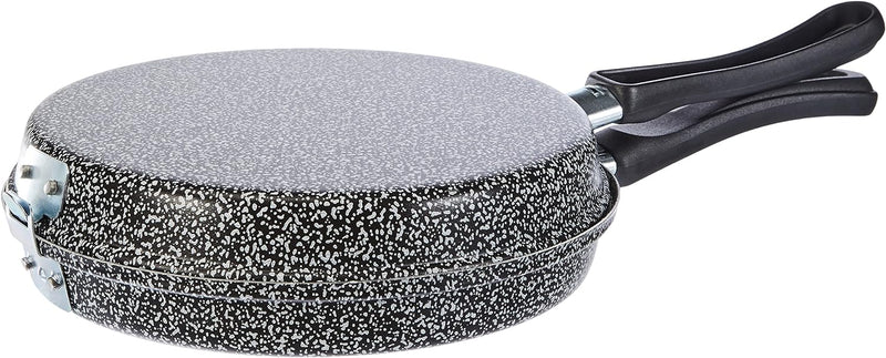 Home Antihaft-Omlettenwender, Stein, Schwarz/Silber, 22 cm