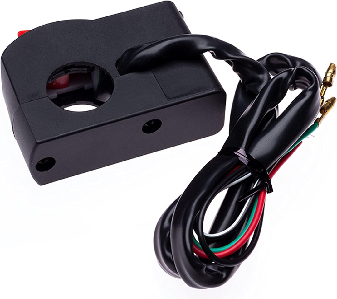 Motorrad Ein-/Aus-Schalter mit USB-Ladeanschluss, Buchse für Handy, Navi, GPS, passend für 22 mm Len