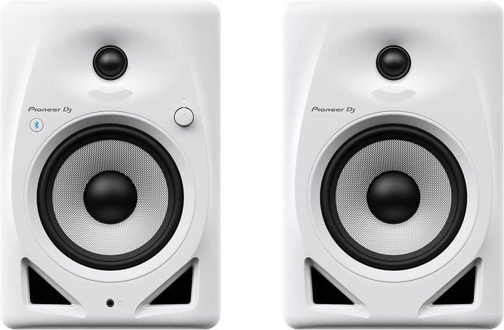Pioneer DJ DM-50D-BT-W 5 Zoll Desktop-Monitor-System mit Bluetooth® (Weiss) 5'' Lautsprecher Bluetoo