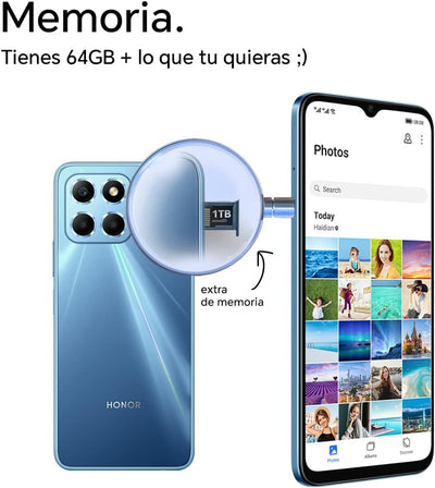 Honor X6 DS 4GB/64GB Ocean Blue EU Blau X6 4+64, Blau X6 4+64