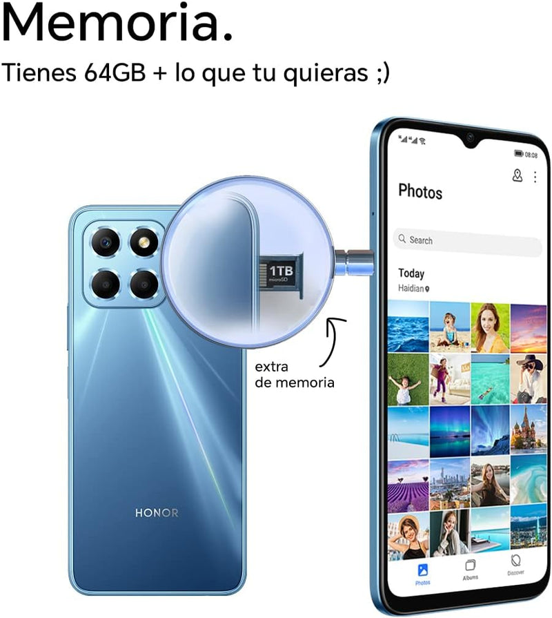 Honor X6 DS 4GB/64GB Ocean Blue EU Blau X6 4+64, Blau X6 4+64