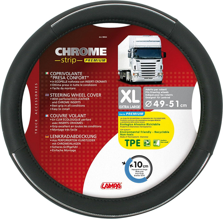 Lampa 98924 Lenkradbezug Crome Strip Premium XL