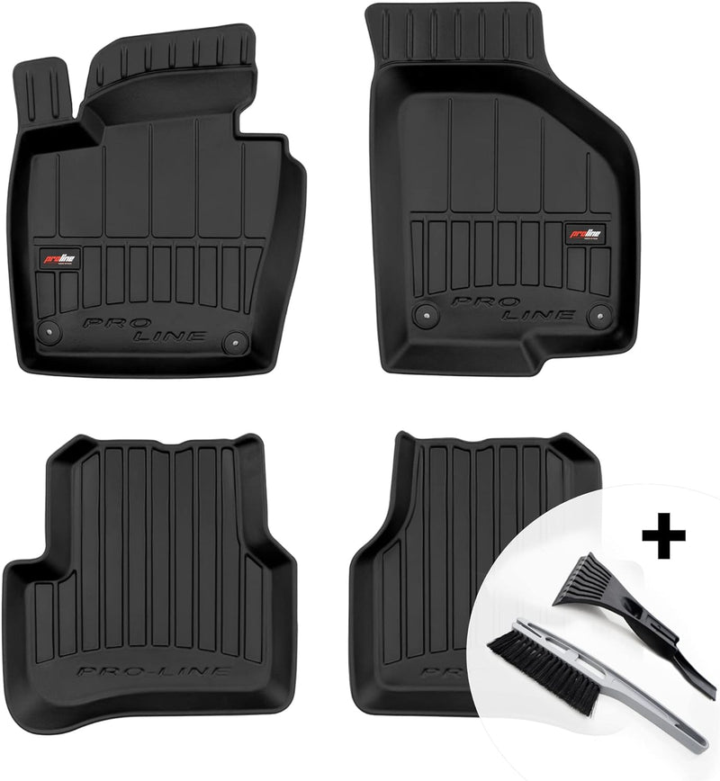 moto-MOLTICO 3D Gummimatten Auto Fussmatten Gummi Automatten 4-teilig Set - passend für VW Passat B6