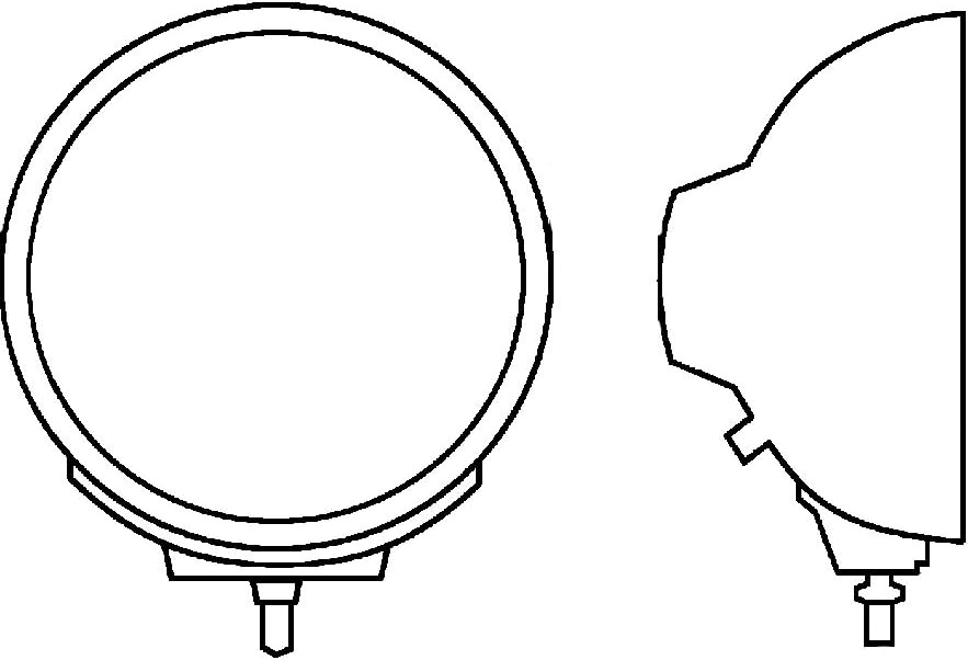 HELLA - Halogen-Fernscheinwerfer - Luminator Compact - E1 1902/ECE-R112/SAE - 12/24V - 1F3 009 094-0