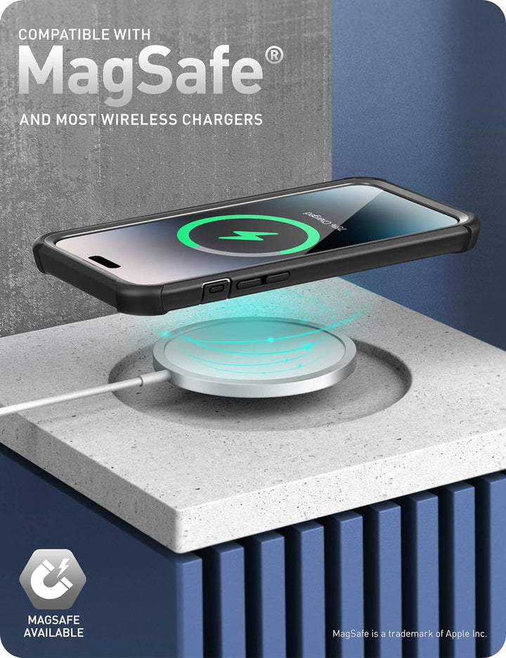 i-Blason Ares Mag Series Hülle für iPhone 14 Pro Max (6.7") 2022 Bumper Case 360 Grad Handyhülle Tra