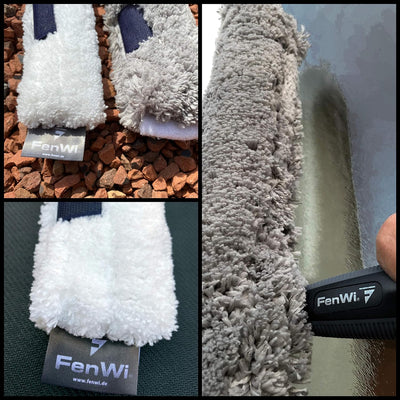 Ersatz-Wischbezug für Profi-Kombi-Fensterwischer im 2er-Set, Putzrolle (45/50cm), 45/50cm