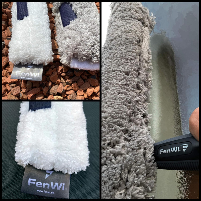 Ersatz-Wischbezug für Profi-Kombi-Fensterwischer im 2er-Set, Putzrolle (45/50cm), 45/50cm