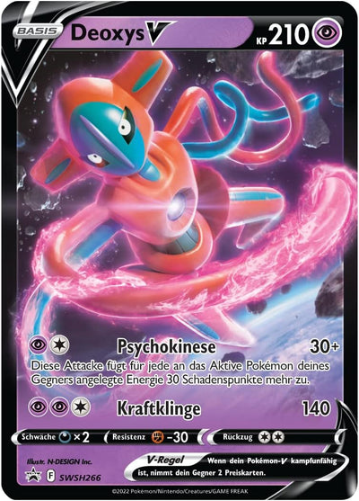 Pokémon-Sammelkartenspiel: V-Kampfdeck Zeraora vs. Deoxys (2 sofort spielbare Decks mit 60 Karten &