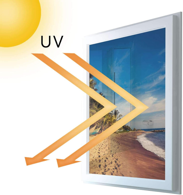 Fensterfolie Sichtschutz I Hochwertige Klebefolie für Fenster - Sticker I Deko Folie für Küche, Bad,