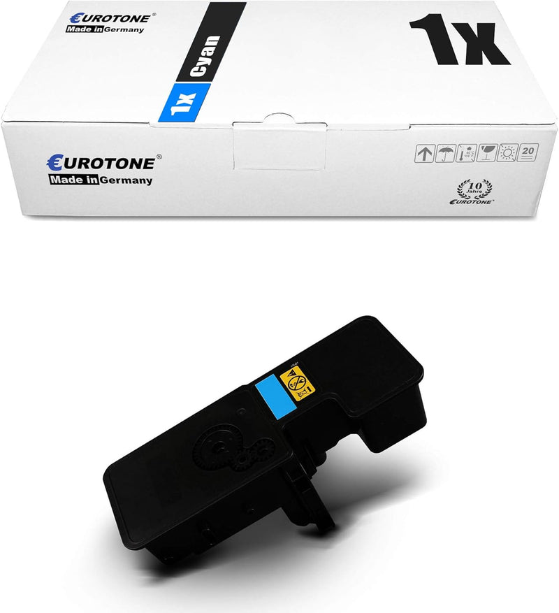 Eurotone Cyan Toner für Utax P-C2566W P-C2650DW P-C2655WMFP ersetzt PK5015C, Cyan