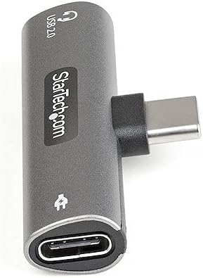 STARTECH.COM USB-C Audio- und Ladeadapter - USB-C Audio-Kopfhörer-/Headset-Anschluss und 60W PD für