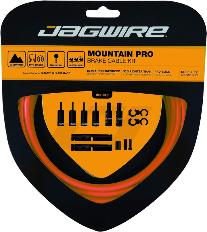 Jagwire PCK406 Kabelset und Ummantelungen, Orange, TU EU, Orange
