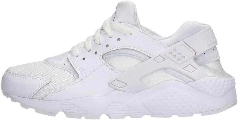 Nike Kinder und Jugendliche Huarache Run Gs Sneakers 35.5 EU White White Pure Platinum, 35.5 EU Whit