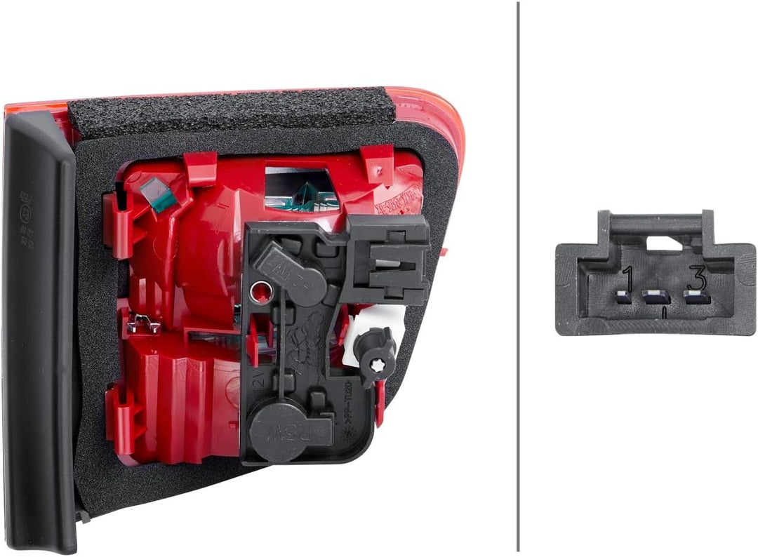 HELLA 2TZ 354 822-031 Heckleuchte - Glühlampe - innerer Teil - links - für u.a. Citroën C5 III (Rd_)