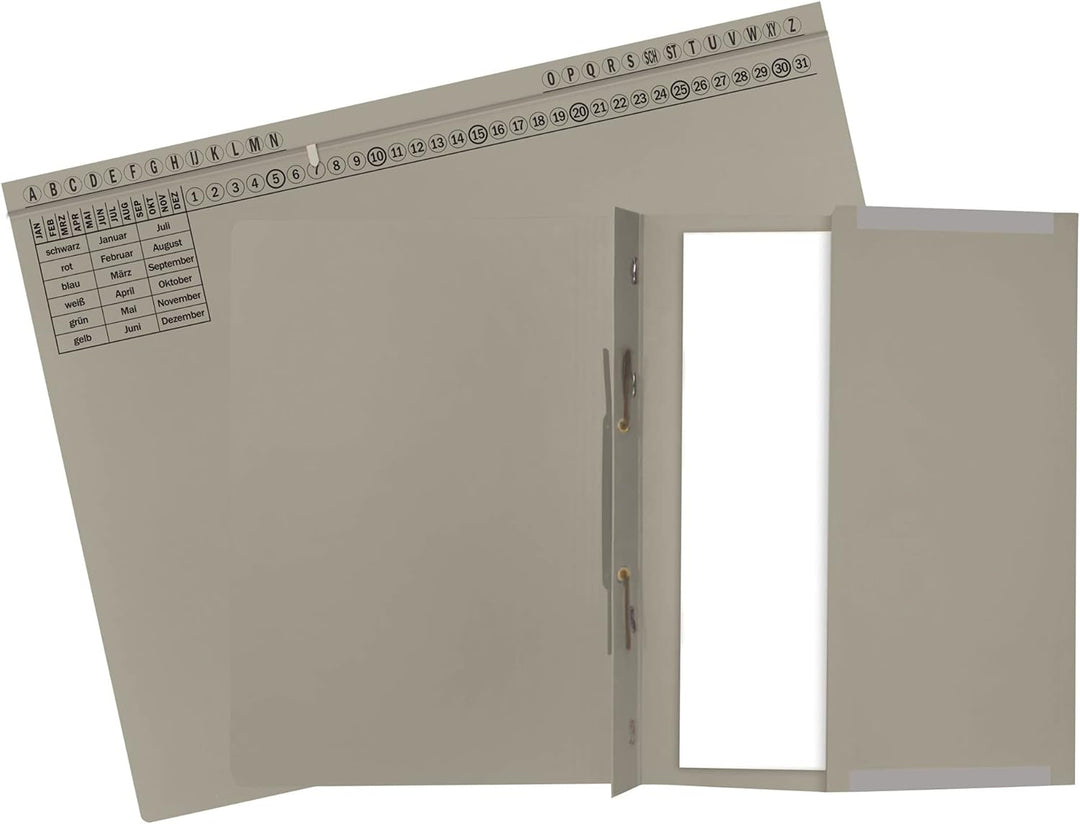 Exacompta 371110B 25er Pack Premium Kanzlei Hängehefter Exaflex Links- oder Rechtsheftung, extra sta