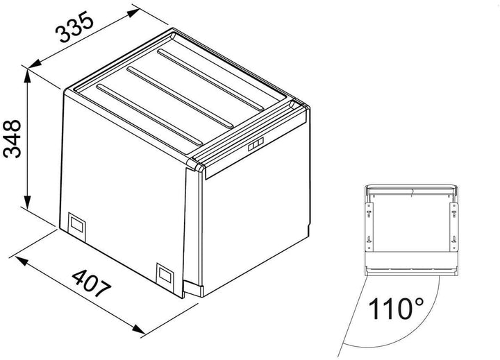 Franke Sorter Cube 40 - 134.0039.330 Einbau Abfallsammlsystem Handauszug