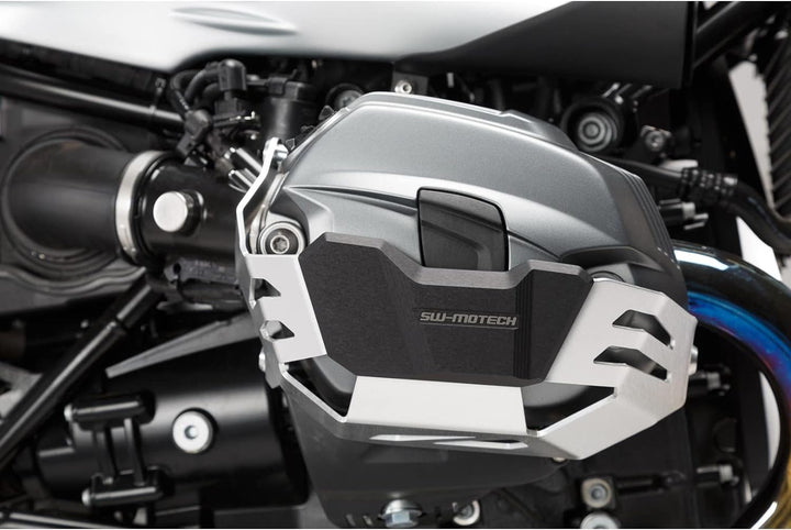 SW-Motech Zylinderschutz - Silbern. BMW R1200 R/GS/Adv, R nineT.