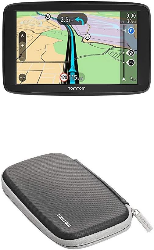 TomTom Start 62 Pkw-Navi (6 Zoll, mit EU-Karten, resistivem Display) + TomTom Schutzhülle 6 Zoll Pkw