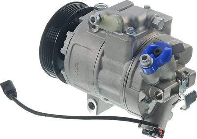 Frankberg Kompressor Klimaanlage Kompatibel mit Polo 6C1 6R1 1.4L 2009-2014 Polo 9N 1.2L-1.8L 2001-2