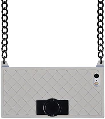 O. JACKY Kate für das iPhone SE & iPhone 5 - Handytasche zum Umhängen. Cool Grey/Graphite. Mit Displ