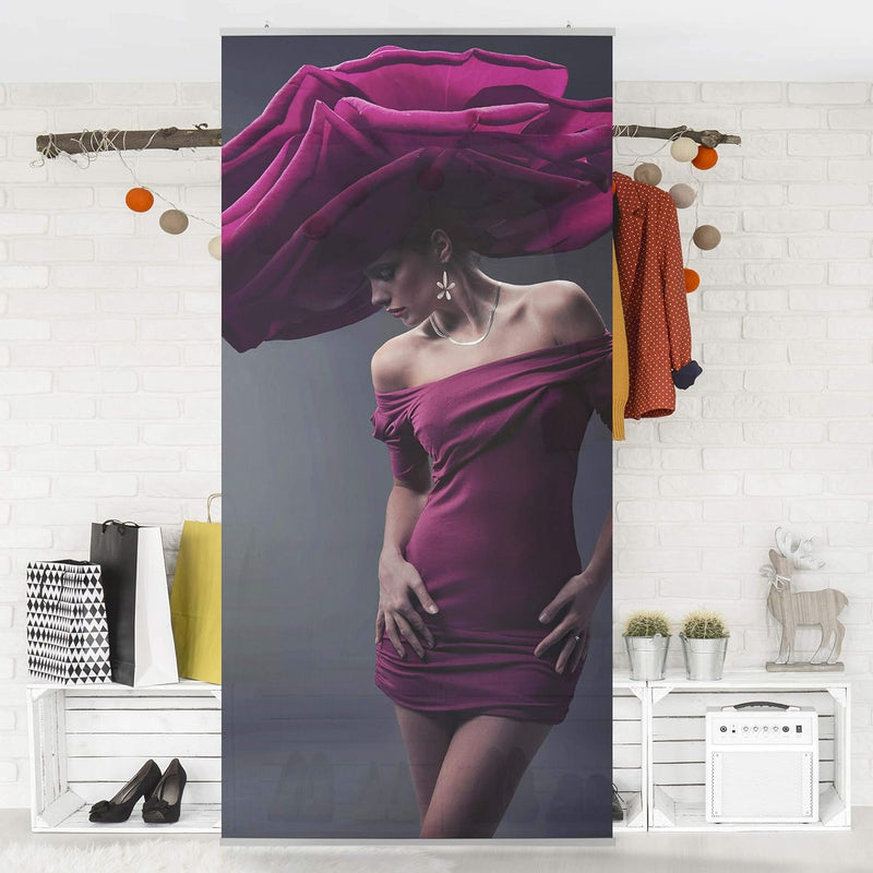 Bilderwelten Raumteiler Flourishing Fashion 250x120cm ohne Halterung, ohne Halterung